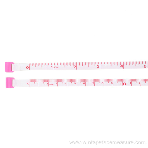 Retractable Round Tape Measure in Pink